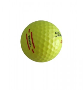 Titleist TruFell  - la pelota más suave (25 bolas de golf color amarillo)
