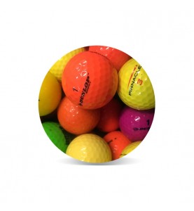 Bolas de golf de colores - Grado Perla (25 bolas de golf)