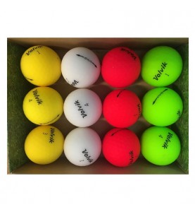 Pelotas de golf Volvik Vivid (caja de 12 bolas de golf)