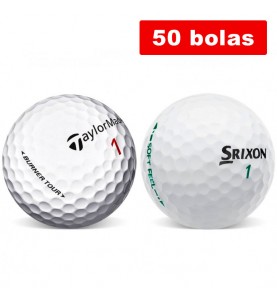 Tailor Made Burner y Srixon Soft feel (50 bolas de golf)