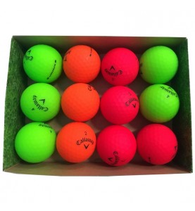 Callaway Supersoft color mate (caja de 12 bolas de golf)