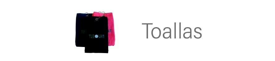 Toallas de golf para completar tu bolsa de golf. Toalla indispensable